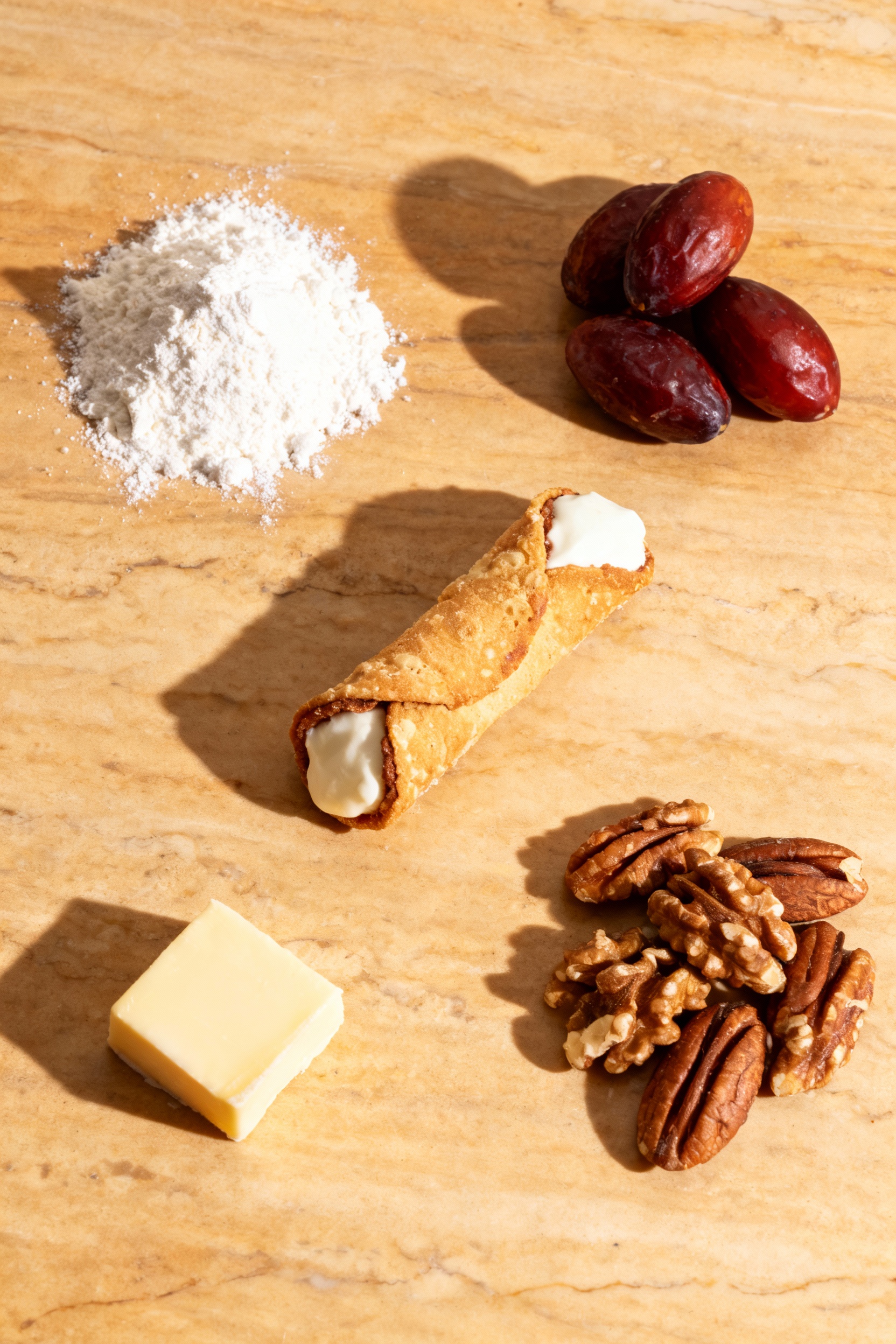 Key ingredients for Cannoli Cookies recipe Cannoli Cookies ingredients