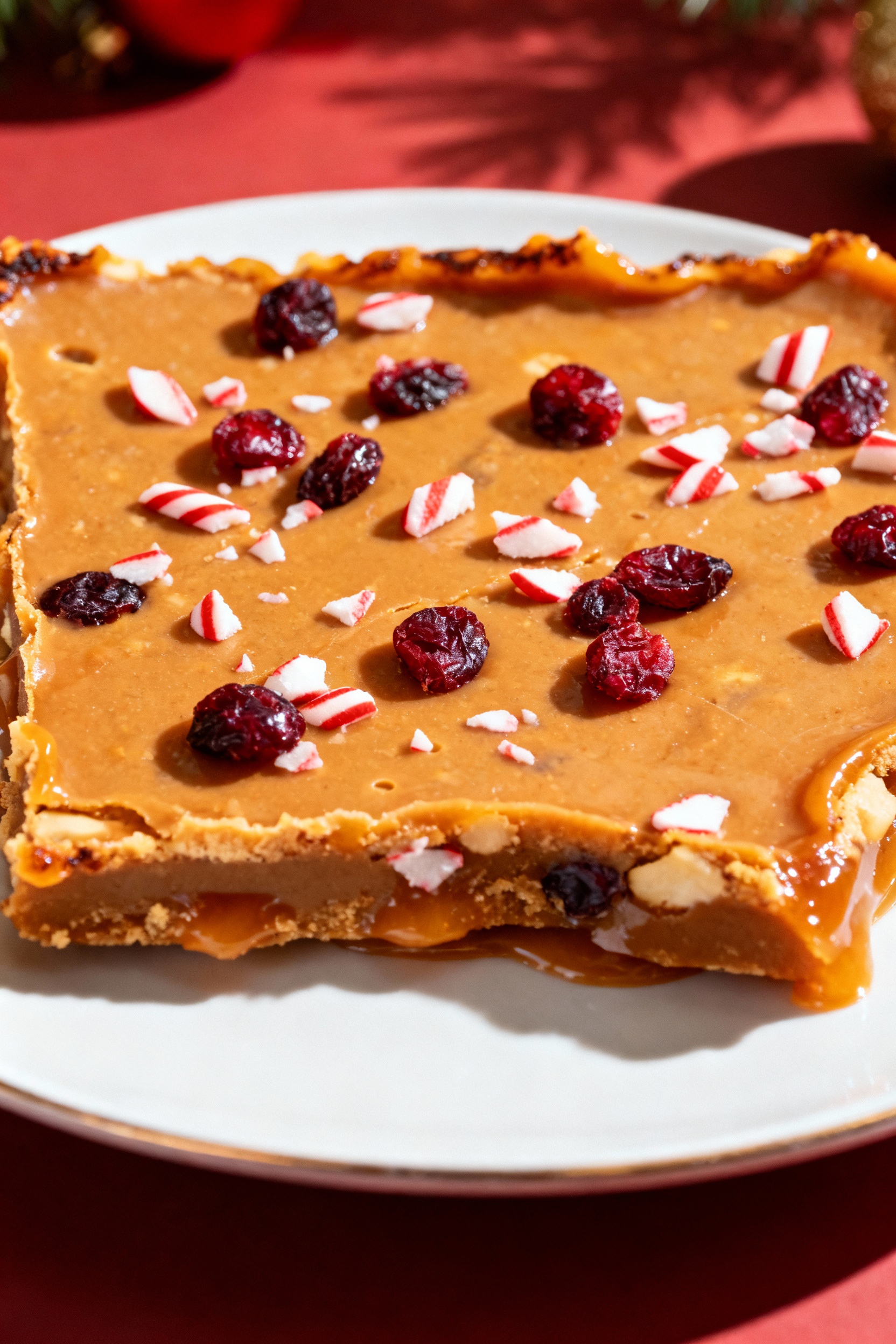 Final Classic Christmas Toffee dish ready to serve Classic Christmas Toffee final dish