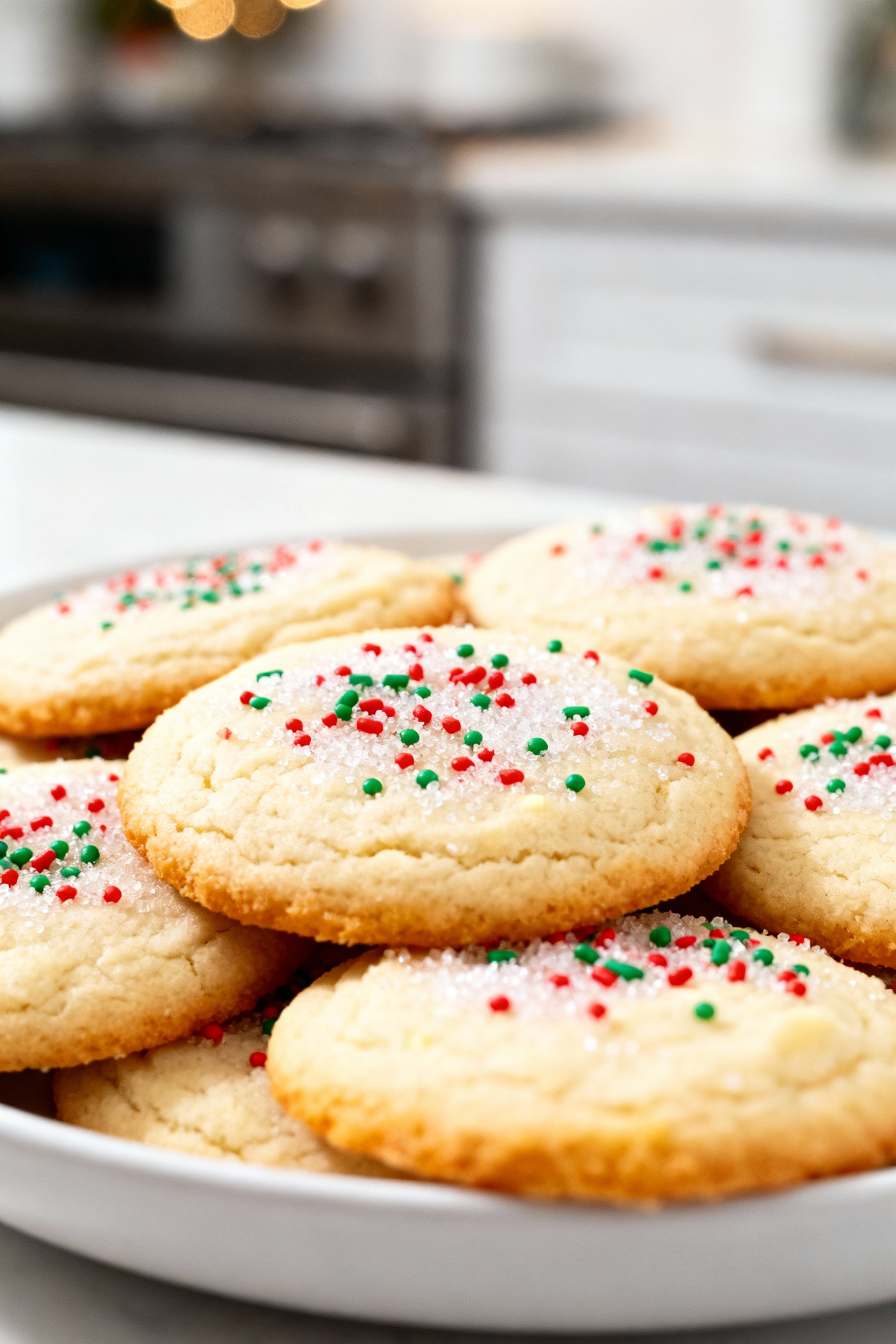 Preparing Crumbl Christmas Sugar Cookies recipe Crumbl Christmas Sugar Cookies preparation