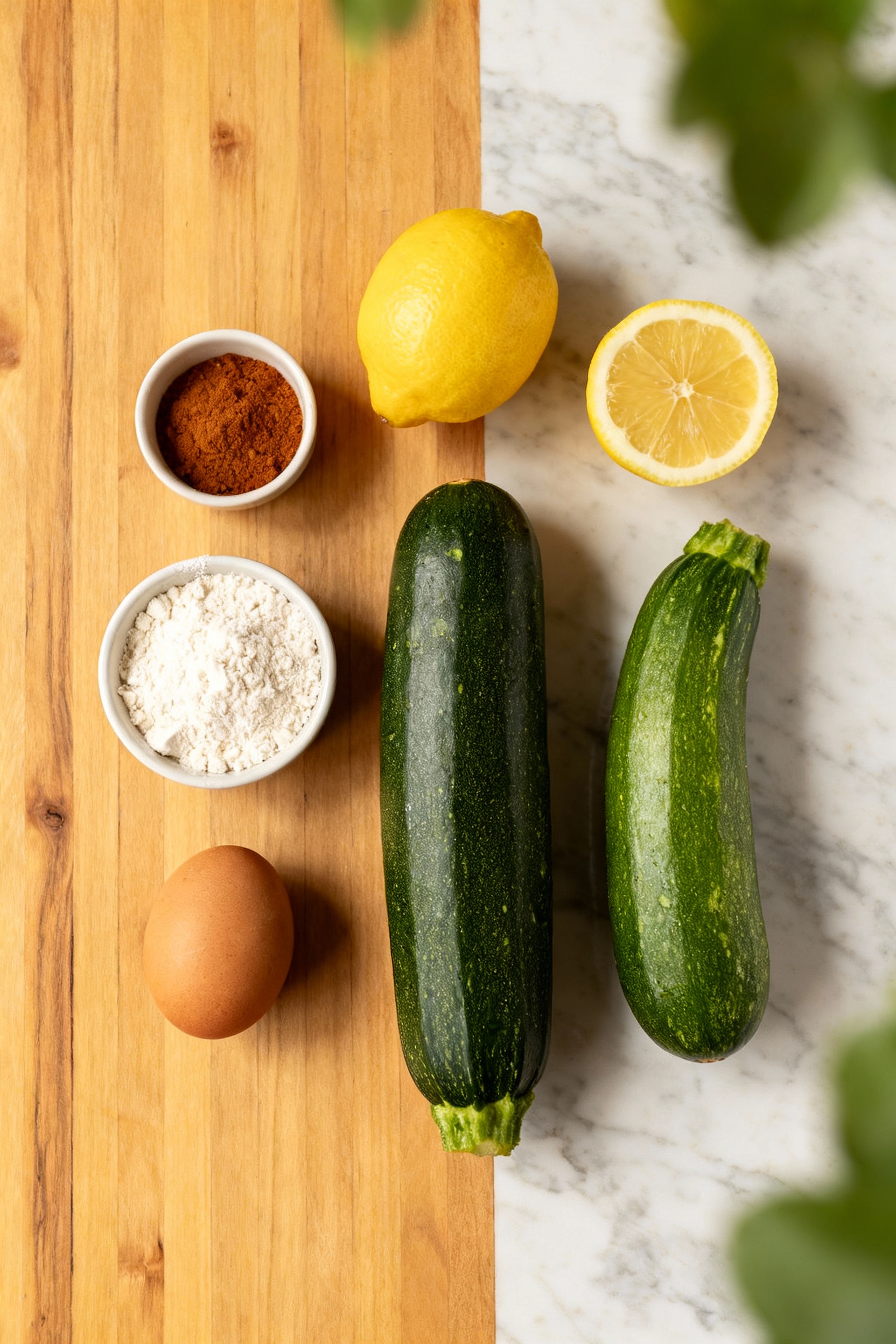 Key ingredients for Lemon Zucchini Bread recipe Lemon Zucchini Bread ingredients