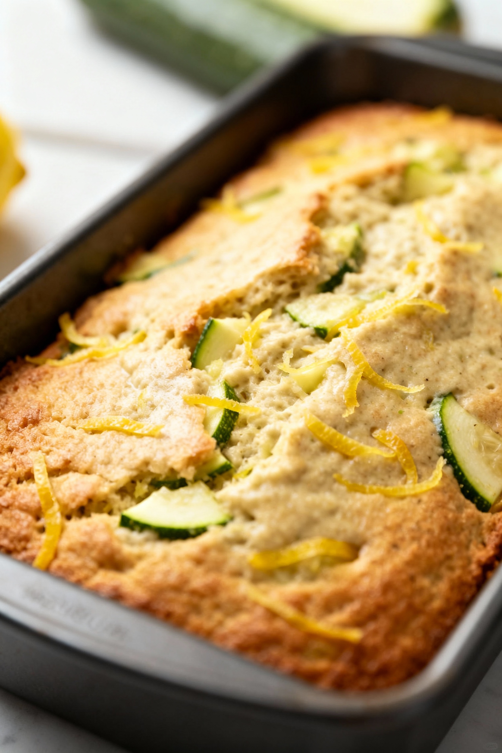 Preparing Lemon Zucchini Bread recipe Lemon Zucchini Bread preparation