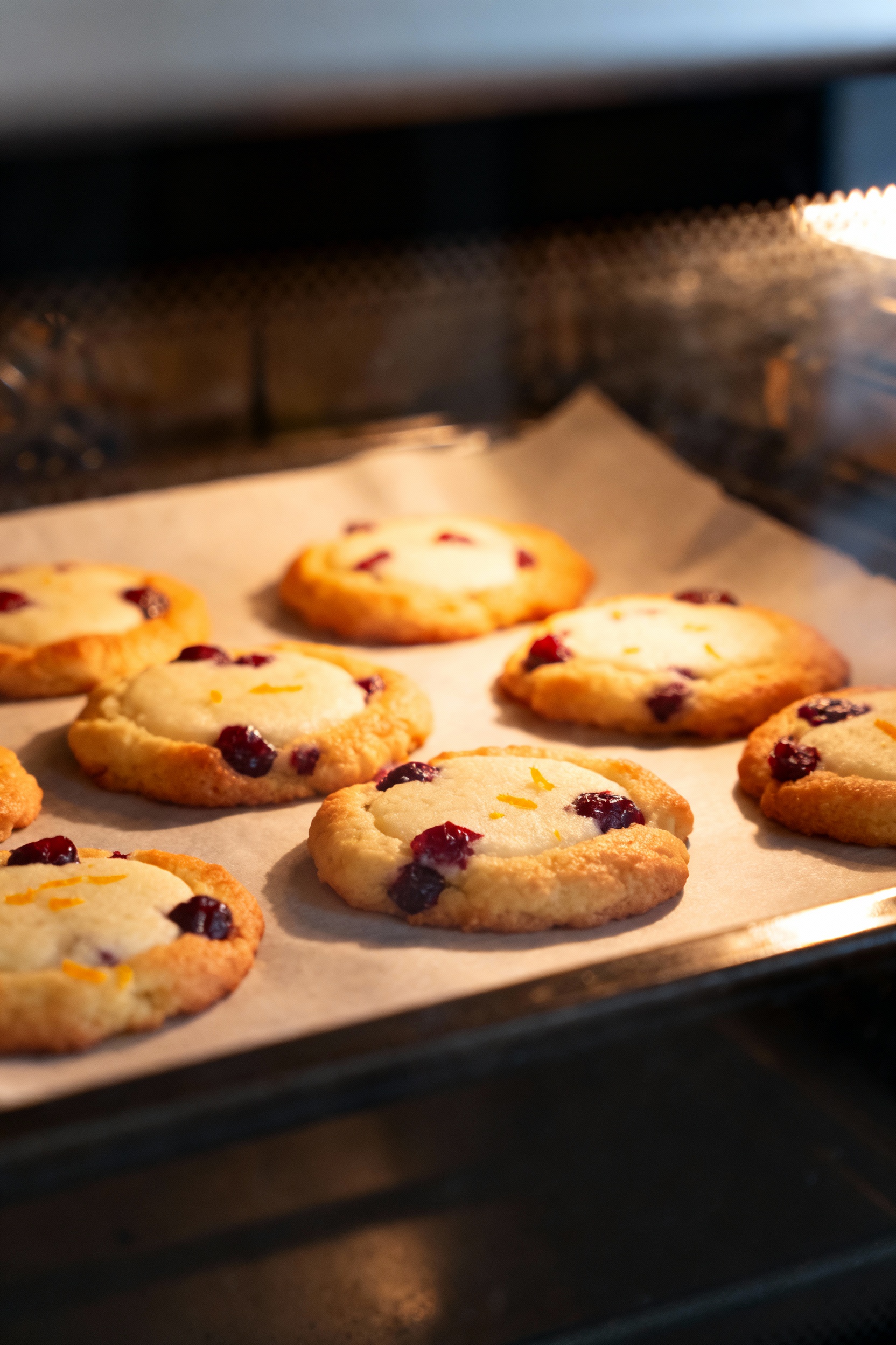 Cranberry Orange Cake Mix Cookies - Steps