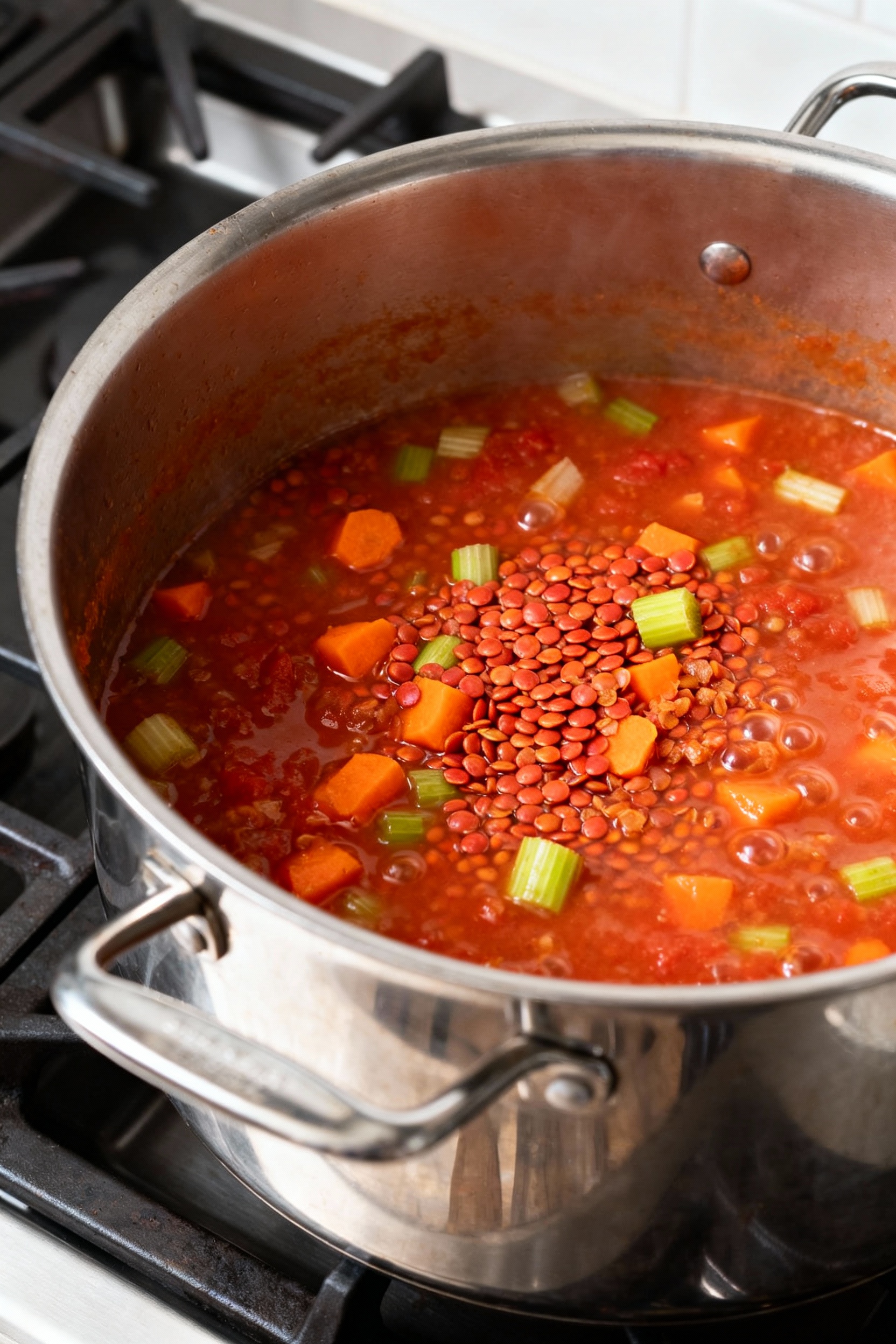Dump and Go Lentil Stew - Steps