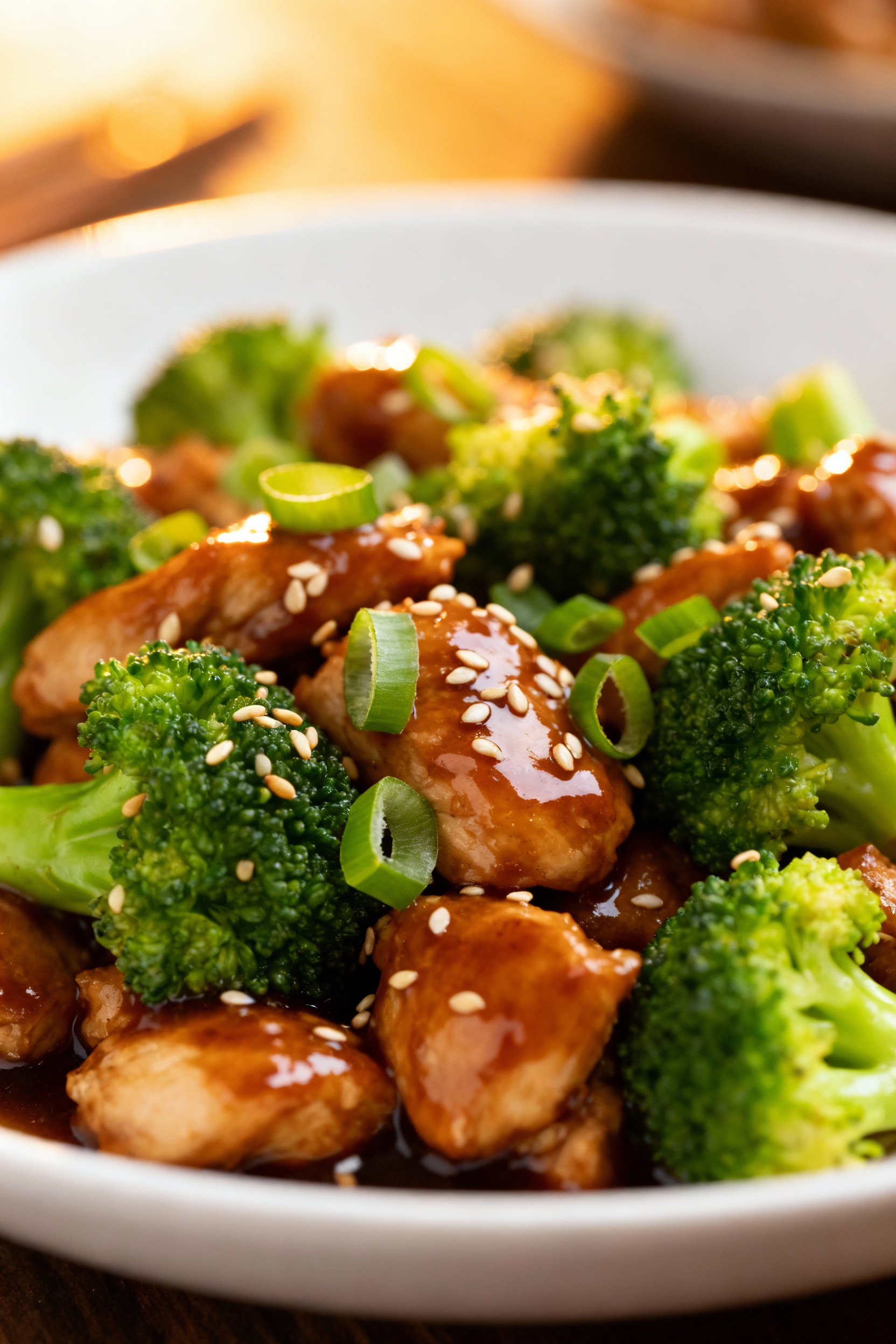 Slow Cooker Teriyaki Chicken & Broccoli - Serving