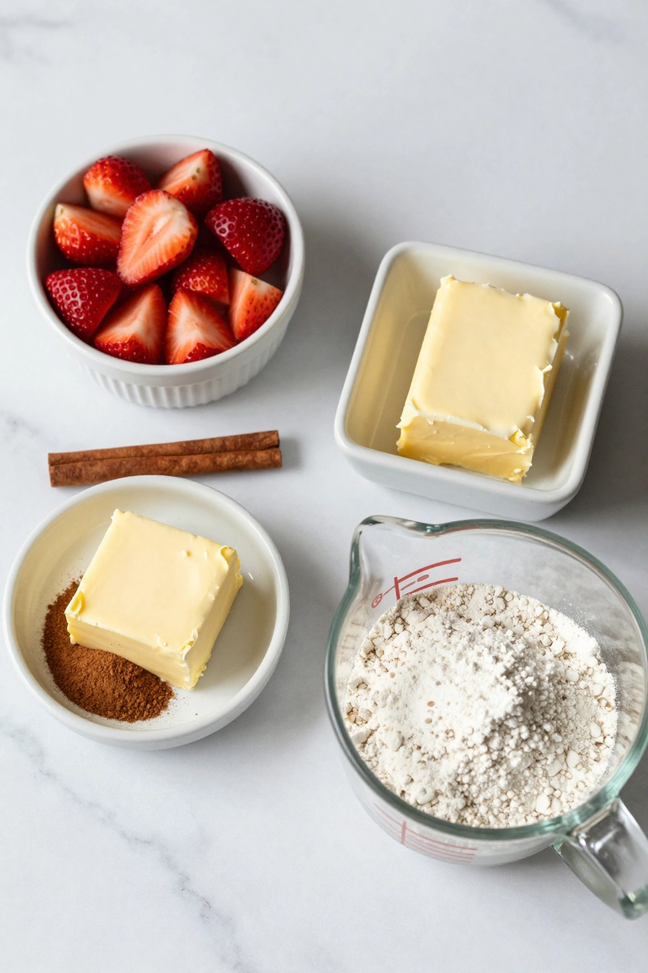 Berry-Spice Strawberry Cake - Ingredients