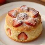 Mini Strawberry Blossom Cake - Serving