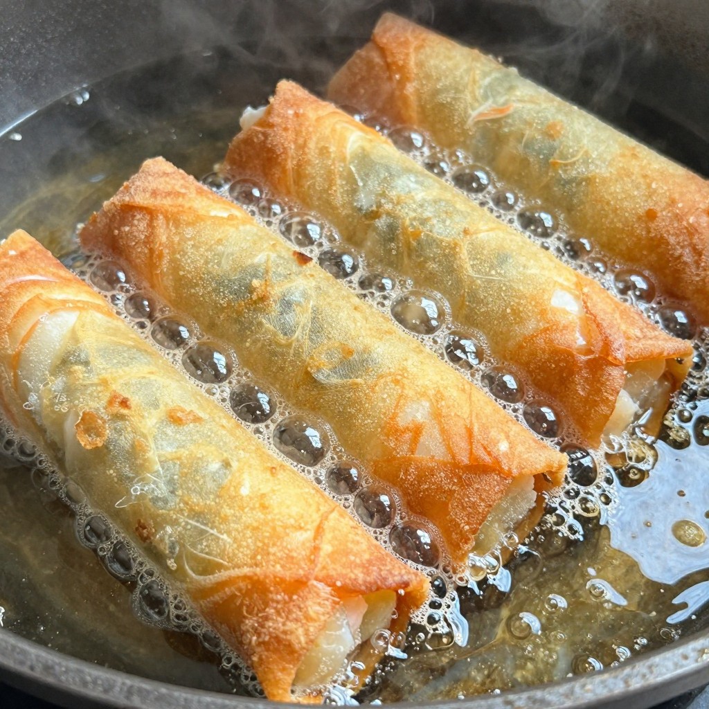 Shrimp Egg Rolls with Extra Veggies - Steps