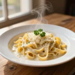 Creamy Alfredo Pasta with Ricotta Cheese - Feature
