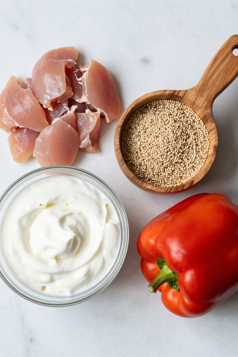 High Protein Dinner Chicken Bake - Ingredients