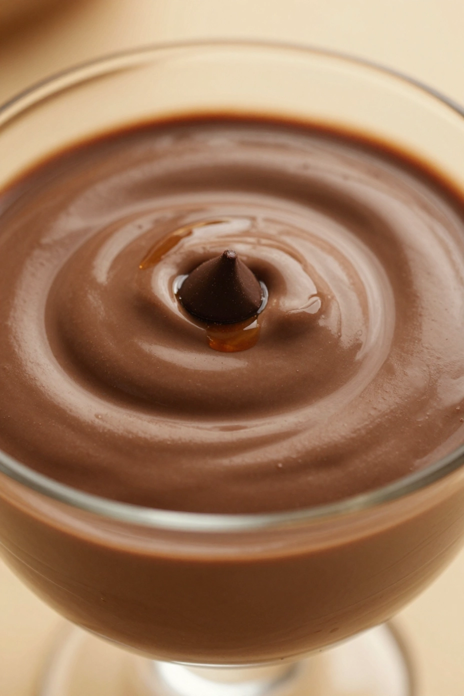 Protein Powder Pudding with Cocoa & Honey - Serving