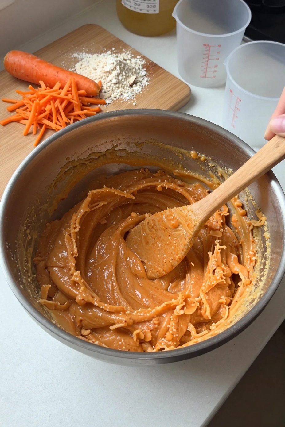 Vegan Gluten Free Carrot Cake with Cream Cheese Frosting - Steps