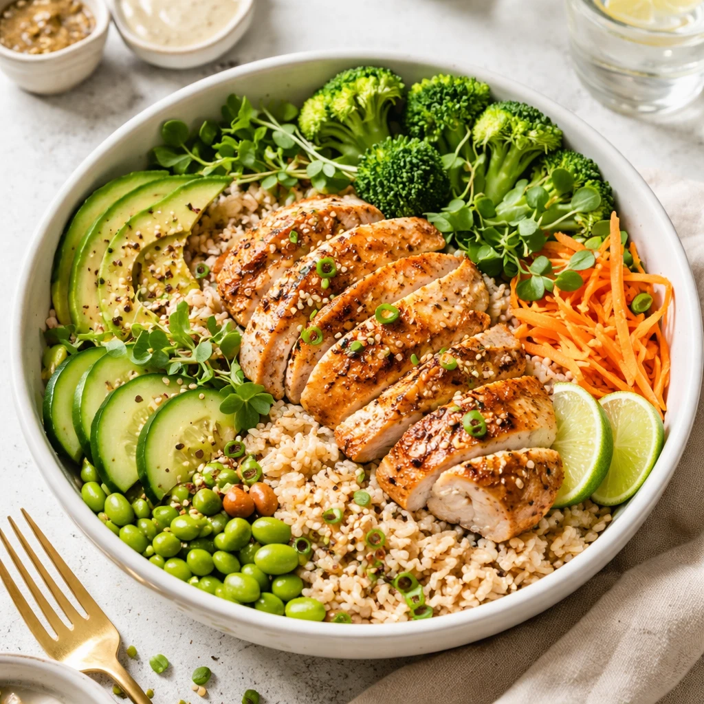 Macro Bowl With Chicken, Rice & Greens – A Simple, Satisfying Meal Prep Favorite