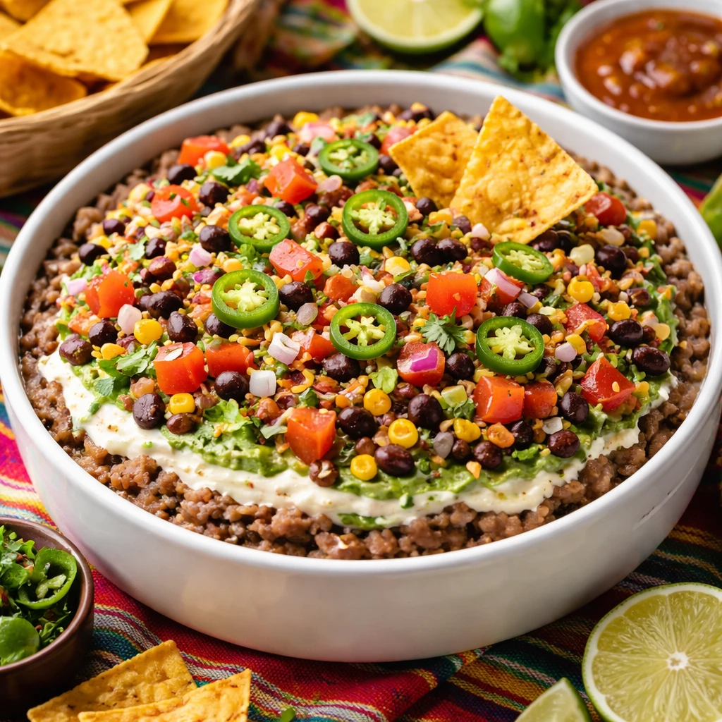 Black Bean Cinco de Mayo Dip – A Zesty, Crowd-Pleasing Appetizer