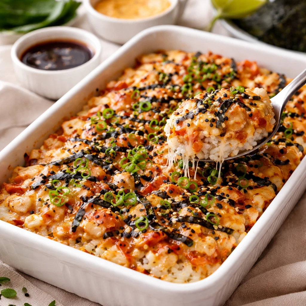 High-Protein Sushi Bake – Easy, Flavor-Packed, and Meal-Prep Friendly
